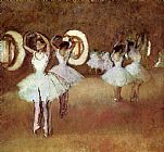 Edgar Degas Wall Art - Dance Rehearsal in theStudio of the Opera